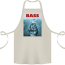 Bass Fishing Parody Fuuny Fisherman Cotton Apron 100% Organic Natural