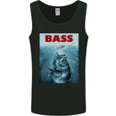 Bass Fishing Parody Fuuny Fisherman Mens Vest Tank Top Black