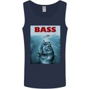 Bass Fishing Parody Fuuny Fisherman Mens Vest Tank Top Navy Blue