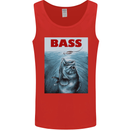 Bass Fishing Parody Fuuny Fisherman Mens Vest Tank Top Red
