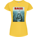 Bass Fishing Parody Fuuny Fisherman Womens Petite Cut T-Shirt Yellow