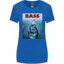 Bass Fishing Parody Fuuny Fisherman Womens Wider Cut T-Shirt Royal Blue