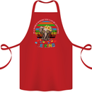 Be Kind Elephant Autism Autistic Cotton Apron 100% Organic Red