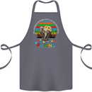 Be Kind Elephant Autism Autistic Cotton Apron 100% Organic Steel