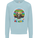 Be Kind Elephant Autism Autistic Kids Sweatshirt Jumper Light Blue