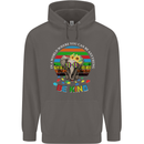 Be Kind Elephant Autism Autistic Mens 80% Cotton Hoodie Charcoal