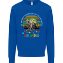 Be Kind Elephant Autism Autistic Mens Sweatshirt Jumper Royal Blue