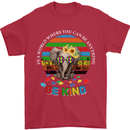 Be Kind Elephant Autism Autistic Mens T-Shirt Cotton Gildan Red