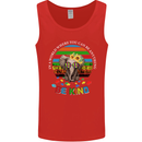 Be Kind Elephant Autism Autistic Mens Vest Tank Top Red