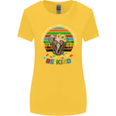 Be Kind Elephant Autism Autistic Womens Wider Cut T-Shirt Yellow