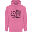 Be a Prick Funny Offensive Cactus Slogan Childrens Kids Hoodie Azalea