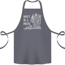 Be a Prick Funny Offensive Cactus Slogan Cotton Apron 100% Organic Steel