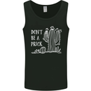 Be a Prick Funny Offensive Cactus Slogan Mens Vest Tank Top Black