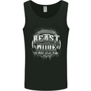 Beast Mode Go Hard Gym Training Top MMA Mens Vest Tank Top Black