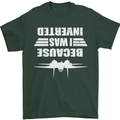 Because I Was Inverted Movie Mens T-Shirt Cotton Gildan Forest Green