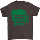Been Irish for Many Beers St. Patrick's Day Mens T-Shirt Cotton Gildan Dark Chocolate