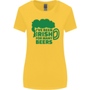 Been Irish for Many Beers St. Patrick's Day Womens Wider Cut T-Shirt Yellow