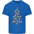 Beer Christmas Tree Mens Cotton T-Shirt Tee Top Royal Blue