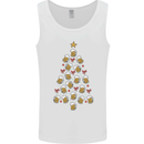 Beer Christmas Tree Mens Vest Tank Top White