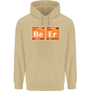 Beer Periodic Table Chemistry Geek Funny Mens 80% Cotton Hoodie Sand