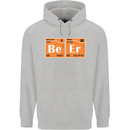 Beer Periodic Table Chemistry Geek Funny Mens 80% Cotton Hoodie Sports Grey