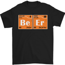 Beer Periodic Table Chemistry Geek Funny Mens T-Shirt Cotton Gildan Black