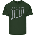 Beer Spanners Funny Mechanic Alcohol DIY Mens Cotton T-Shirt Tee Top Forest Green