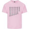 Beer Spanners Funny Mechanic Alcohol DIY Mens Cotton T-Shirt Tee Top Light Pink