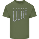 Beer Spanners Funny Mechanic Alcohol DIY Mens Cotton T-Shirt Tee Top Military Green