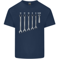 Beer Spanners Funny Mechanic Alcohol DIY Mens Cotton T-Shirt Tee Top Navy Blue