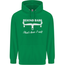 Behind Bars That's How I Roll Cycling Bike Childrens Kids Hoodie Irish Green