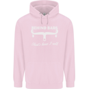 Behind Bars That's How I Roll Cycling Bike Childrens Kids Hoodie Light Pink
