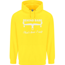 Behind Bars That's How I Roll Cycling Bike Childrens Kids Hoodie Yellow