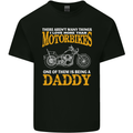 Being a Daddy Biker Motorcycle Motorbike Mens Cotton T-Shirt Tee Top Black
