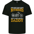 Being a Daddy Biker Motorcycle Motorbike Mens Cotton T-Shirt Tee Top Black