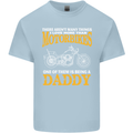 Being a Daddy Biker Motorcycle Motorbike Mens Cotton T-Shirt Tee Top Light Blue