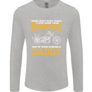 Being a Daddy Biker Motorcycle Motorbike Mens Long Sleeve T-Shirt Sports Grey