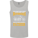 Being a Father Biker Motorcycle Motorbike Mens Vest Tank Top Sports Grey