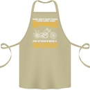 Being a Grandad Biker Motorcycle Motorbike Cotton Apron 100% Organic Khaki