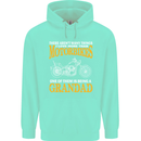 Being a Grandad Biker Motorcycle Motorbike Mens 80% Cotton Hoodie Peppermint