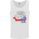 Believe in Yourself Funny Unicorn Mens Vest Tank Top White