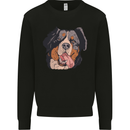 Bernese Mountain Dog Mens Sweatshirt Jumper Black