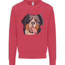 Bernese Mountain Dog Mens Sweatshirt Jumper Heliconia