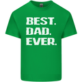 Best Dad Ever Funny Father's Day Mens Cotton T-Shirt Tee Top Irish Green