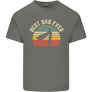 Best Dad Ever Superhero Funny Father's Day Mens Cotton T-Shirt Tee Top Charcoal