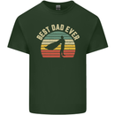Best Dad Ever Superhero Funny Father's Day Mens Cotton T-Shirt Tee Top Forest Green