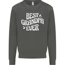 Best Grandpa Ever Grandparents Day Kids Sweatshirt Jumper Storm Grey