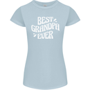 Best Grandpa Ever Grandparents Day Womens Petite Cut T-Shirt Light Blue
