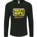 Best Wife In the Galaxy Mens Long Sleeve T-Shirt Black