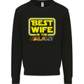 Best Wife In the Galaxy Mens Sweatshirt Jumper Black